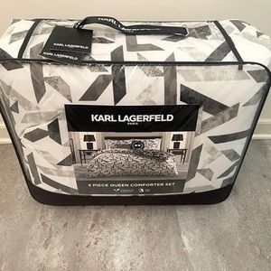 Karl Lagerfeld 5 Piece Queen Comforter Set